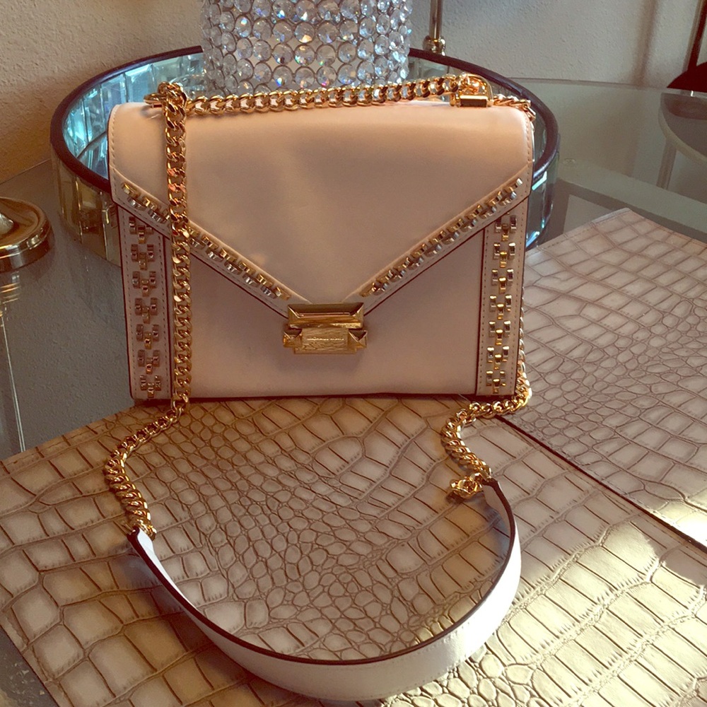 Michael Kors leather convertible bag!
